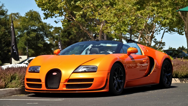 Обои картинки фото bugatti, veyron, автомобили