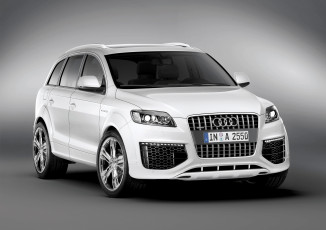 обоя автомобили, audi, q7, coastline, concept, 4l, светлый