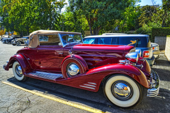 обоя 1933 cadillac 425c convertible coupe, автомобили, выставки и уличные фото, выставка, автошоу