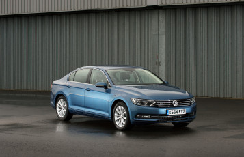 обоя автомобили, volkswagen, passat, se, b8, 2015г, синий