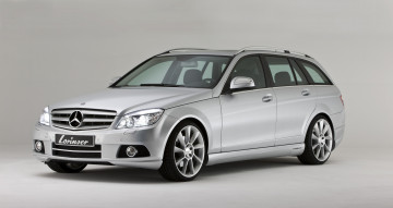 Картинка автомобили mercedes-benz светлый s204г estate c-klasse lorinser