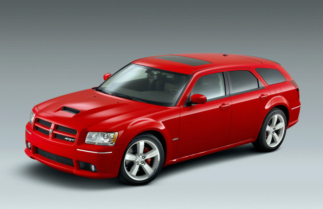 Обои картинки фото автомобили, dodge, красный, lx, srt8, magnum