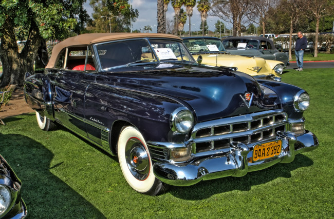 Обои картинки фото 1949 cadillac series 62 convertible, автомобили, выставки и уличные фото, выставка, автошоу