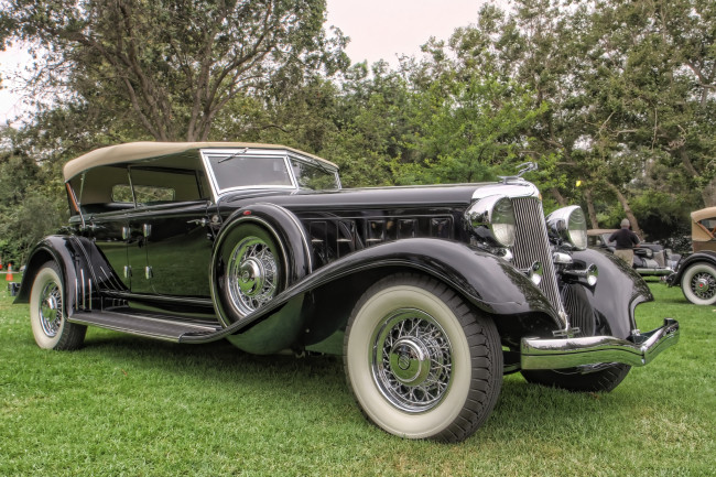 Обои картинки фото 1933 chrysler imperial dual-windshield phaeton, автомобили, выставки и уличные фото, выставка, автошоу