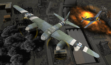 Картинка 3д+графика армия+ military полет самолет