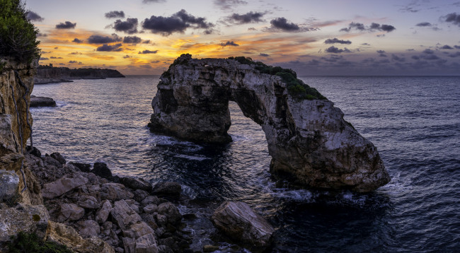 Обои картинки фото природа, побережье, арка, скала, океан