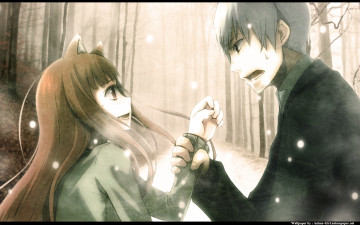 Картинка аниме spice and wolf