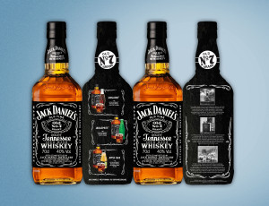 обоя бренды, jack, daniel`s, четыре, бутылки
