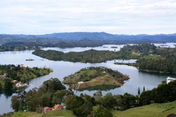 Картинка guatape colombia природа реки озера