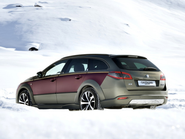 Обои картинки фото автомобили, peugeot, 508, rxh, 2014г, castagna