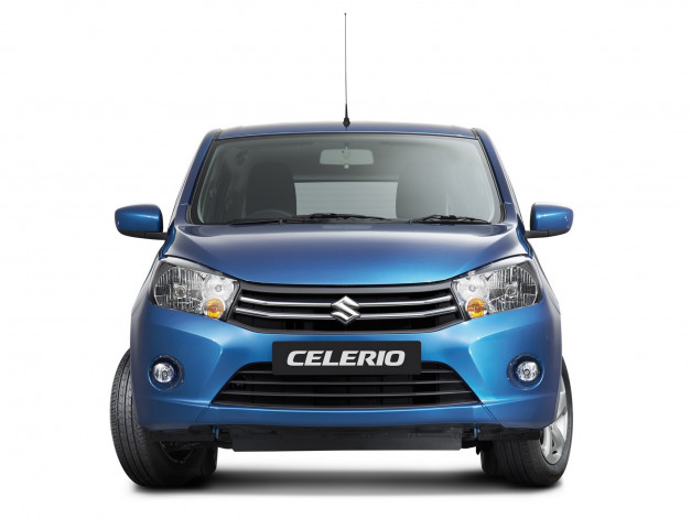 Обои картинки фото автомобили, suzuki, синий, 2014, celerio, maruti