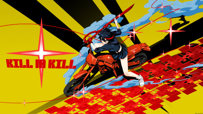 Обои картинки фото аниме, kill la kill, arsenixc, kill, la, ярко, девушка, арт