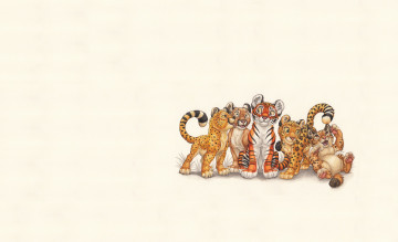 Картинка рисованное животные +коты звери котята пятнышки арт кошки минимализм