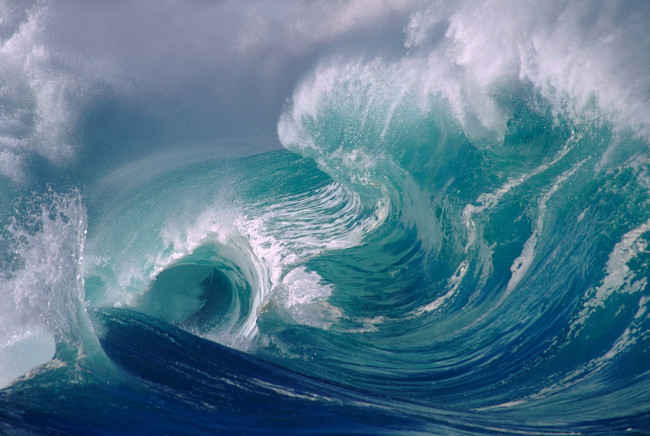 Обои картинки фото природа, вода, мощь, сила, стихия, океан, море, волна