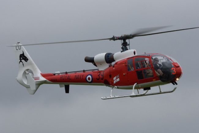 Обои картинки фото westland gazelle ht, 2 xx436, cu-39 `gordon``, авиация, вертолёты, вертушка