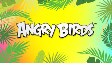 Картинка видео+игры angry+birds буквы надпись обои игра wallpaper злые птицы на рабочий стол angry birds rovio фон дисплея