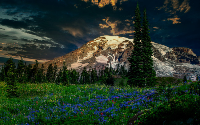 Обои картинки фото природа, горы, гора