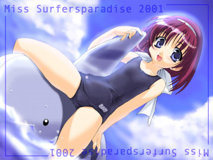 обоя аниме, miss, surfersparadise