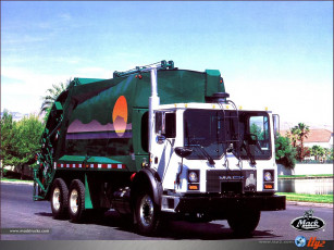 Картинка mack автомобили мусоровозы