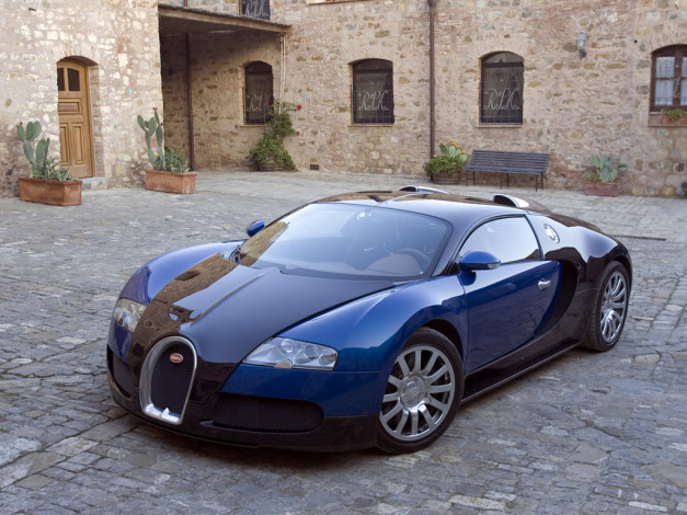Обои картинки фото 2005, bugatti, veyron, автомобили