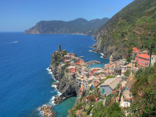Картинка города амальфийское лигурийское побережье италия