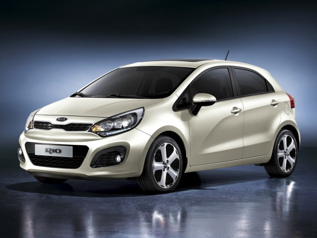 Обои картинки фото автомобили, kia, rio