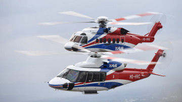 Картинка авиация вертолёты вертушка tas sikorsky s76d s92 thailand+air+services