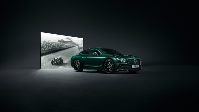 Обои картинки фото 2019 bentley continental gt number 9 edition, автомобили, bentley, gt, continental, number, 9, edition, geneva, motor, show, 2019, зеленый, купе, бентли