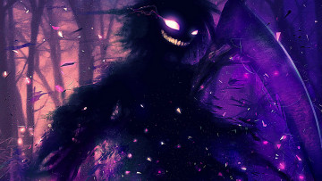 Картинка фэнтези демоны монстр улыбка лес