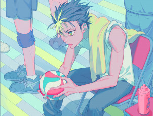 Картинка аниме haikyuu волейбол