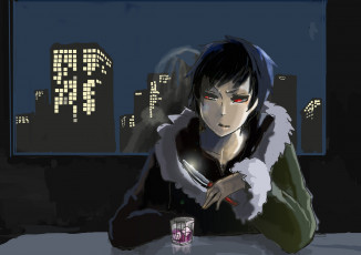 обоя аниме, durarara, orihara, izaya, изая, орихара