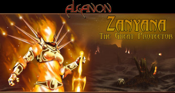Картинка видео+игры alganon персонаж огонь