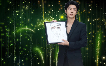 Картинка мужчины xiao+zhan актер пиджак картина