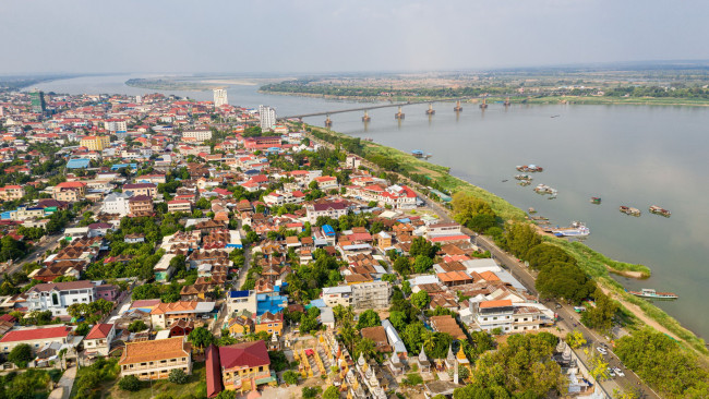 Обои картинки фото города, пномпень , камбоджа, панорама