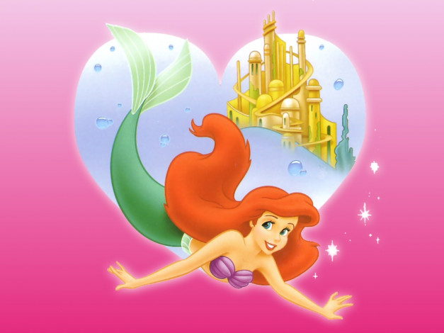 Обои картинки фото мультфильмы, the, little, mermaid