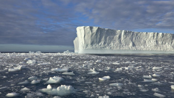 Картинка природа айсберги ледники море вода лед