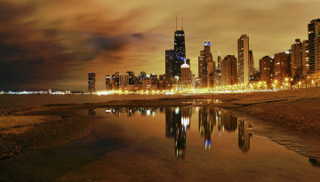 обоя города, Чикаго, сша, chicago