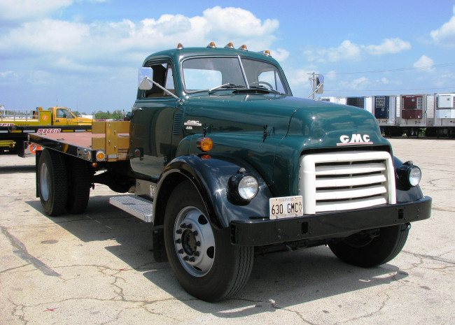 Обои картинки фото 1953 gmc truck model 630, автомобили, gm-gmc, кузов, грузовик, тяжёлый