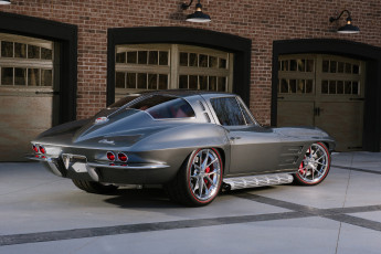Картинка 1963+chevy+corvette+coupe автомобили corvette шевроле