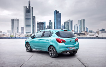 обоя автомобили, opel, 2014г, e, 5-door, color, edition, corsa