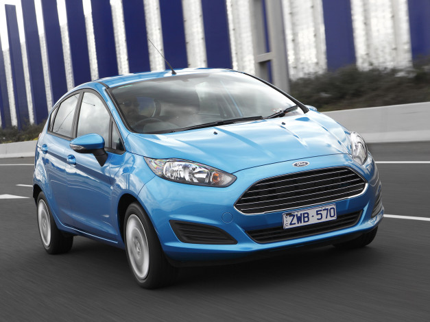 Обои картинки фото автомобили, ford, s, fiesta, au-spec, '2013г, 5-door