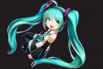 Картинка аниме vocaloid hatsune miku