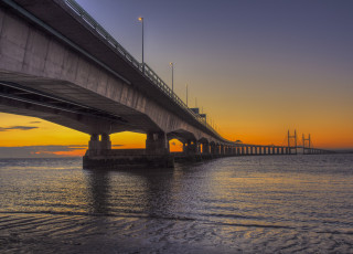Картинка города -+мосты река мост