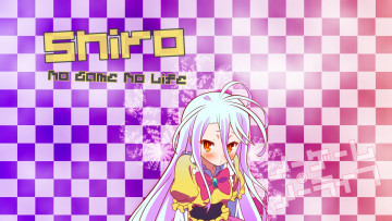 Картинка аниме no+game+no+life фон взгляд девушка