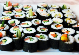Картинка еда рыба +морепродукты +суши +роллы японская ассорти роллы суши кухня