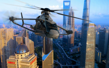 Картинка airbus+racer авиация вертолёты вертолет airbus civil aviation future helicopters flight концепт racer