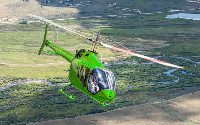 Обои картинки фото bell 505 jet ranger x, авиация, вертолёты, 4k, civil, aviation, bell, 505, jet, ranger, x, вертолет, гражданская