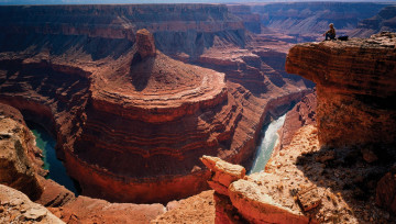 Картинка природа горы река каньон скалы