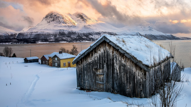 Обои картинки фото города, - пейзажи, дом, снег