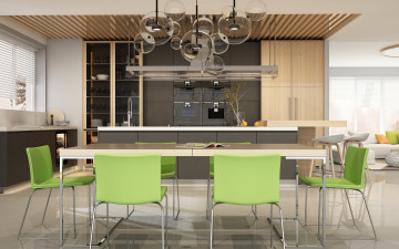Картинка интерьер кухня дизайн мебель